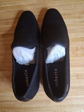UUBARIS Men's Black Slip-On Knit Dress Loafers Size 11 Dress Office Prom